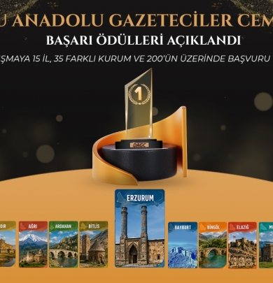 DAGC 2025 GAZETECİLİK BAŞARI ÖDÜLLERİ AÇIKLANDI