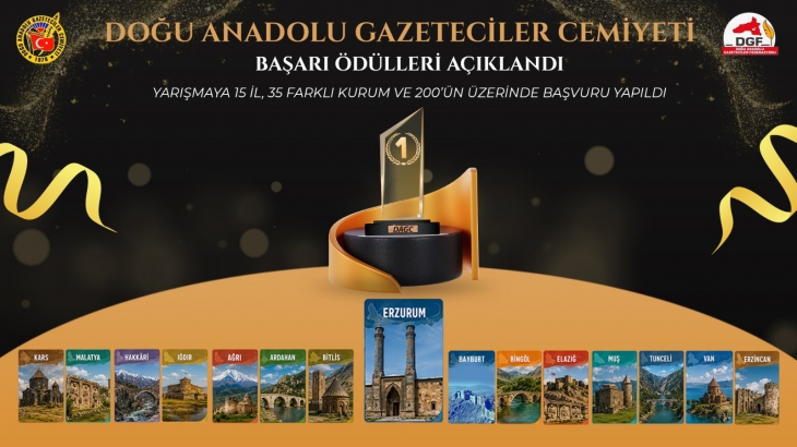 DAGC 2025 GAZETECİLİK BAŞARI ÖDÜLLERİ AÇIKLANDI